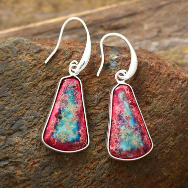 Old Friends Jasper Dangle Earring-Your Soul Place